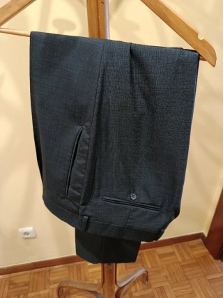 Traje Emilio Tucci azul Talla L