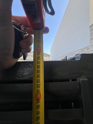 Puerta adosada 2 hojas.