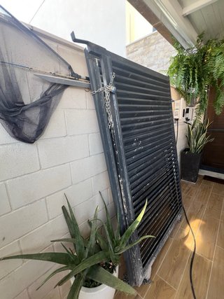 Puerta adosada 2 hojas.