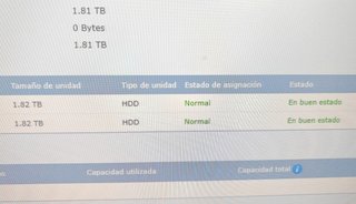 NAS Synology DS213J 4TB total en 2 discos 2TB