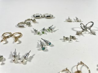 Lote de pendientes bisutería