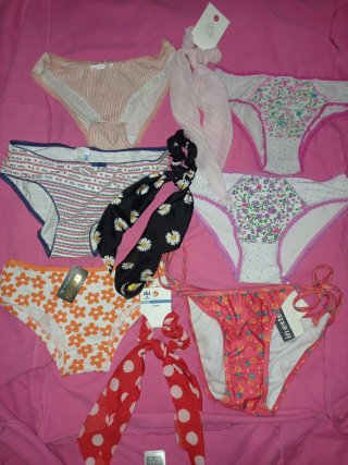 Lote braguitas y cintas pelo
