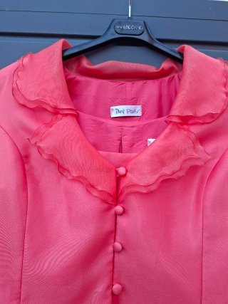 Traje rosa de madrina talla 52