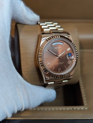 Reloj Seiko Mod Day-Date Presidential Chocolate