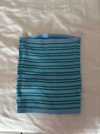 Top Brownie rayas azul y verde