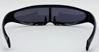 Gafas Cyberpunk Y2K Negras Futuristas