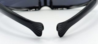 Gafas Cyberpunk Y2K Negras Futuristas