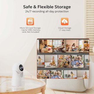 Cámara WiFi Interior 2K 360° Owltron LF-P3t
