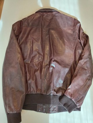 Cazadora Piel Auténtica Zara L