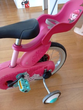 Bicicleta Niña B-TWIN con Ruedines