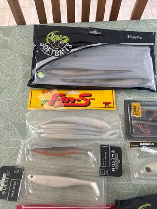 Lote señuelos pesca blandos Strike Pro, Westin