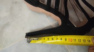 Zapatos de tacón negros Laikemoda talla 37