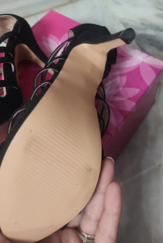 Zapatos de tacón negros Laikemoda talla 37