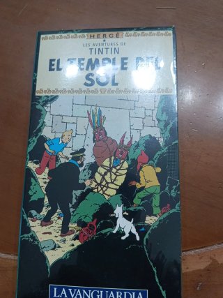 Película VHS Tintín: El Temple del Sol (Català)