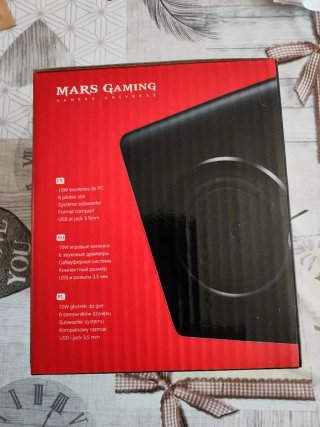Altavoces Mars Gaming MS1 Negro/Rojo a estrenar.