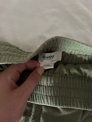 Pull&Bear Pantalón Corto Verde