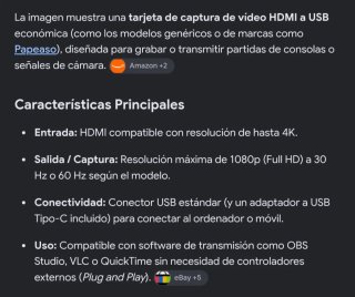 Tarjeta Captura Vídeo HDMI-USB Papeaso
