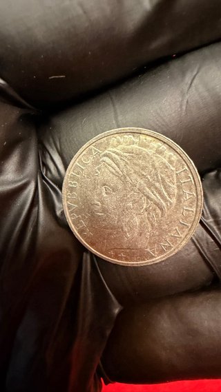 Moneta 100 Lire 1994 Testa Capovolta