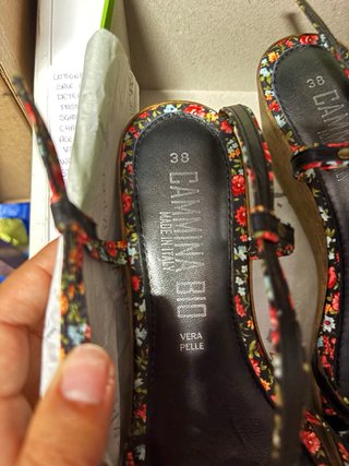 Sandali donna floreali n.38