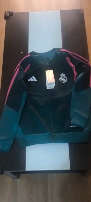 Chándal Real Madrid Adidas Niños Negro/Rosa 26/27