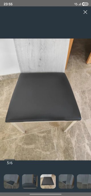 Conjunto 4 Sillas Madera Gris Claro
