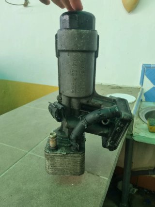 Soporte filtro de aceite con enfriador ARL 1.9 TDI
