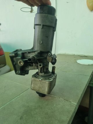 Soporte filtro de aceite con enfriador ARL 1.9 TDI