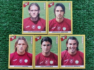 5 figurine Reggina Calciatori Panini 2007/08