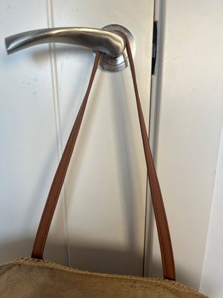 Bolso de paja grande para playa