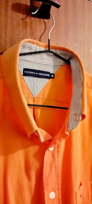 Camisa Tommy Hilfiger Naranja