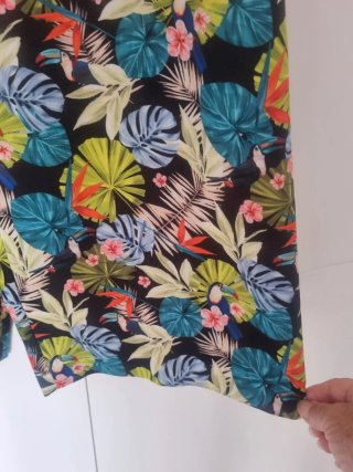 Mono estampado tropical señora