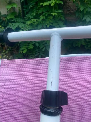 Bicicleta de equilibrio infantil blanca