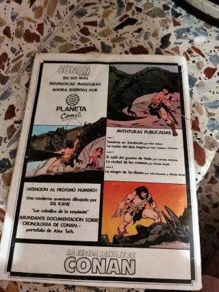 Comic Conan el bárbaro 1982..