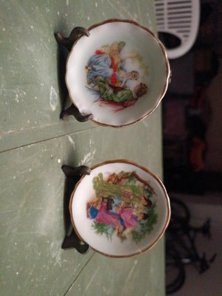 2 Platitos Decorativos Chinos