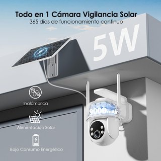 Cámara WiFi Solar Exterior 2K CZEview ZY-C6