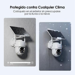 Cámara WiFi Solar Exterior 2K CZEview ZY-C6