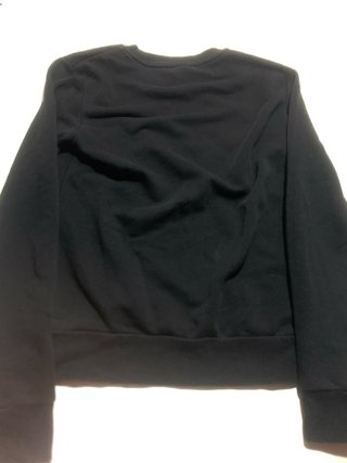 Sudadera Adidas Vintage Negra Estampada Talla XS