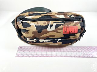 Riñonera Puma Camuflaje Militar Marrón