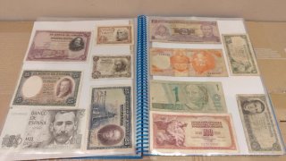 Colección de billetes antiguos