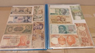 Colección de billetes antiguos