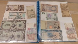 Colección de billetes antiguos