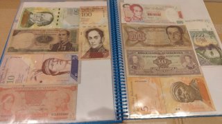 Colección de billetes antiguos