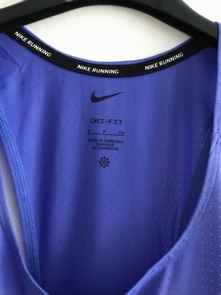 Camiseta tirantes Nike S Azul