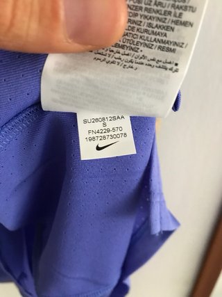 Camiseta tirantes Nike S Azul