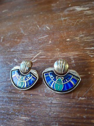 Pendientes Michaela Frey Chapado Oro 24k