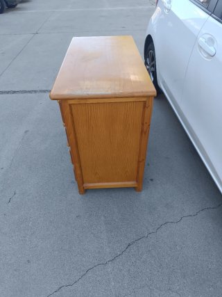 Escritorio madera pino finales años 80