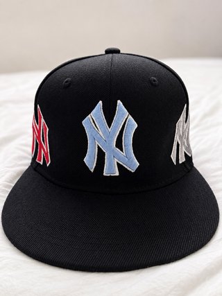 Supreme x Yankees Kanji New Era 59FIFTY Gorra Negr