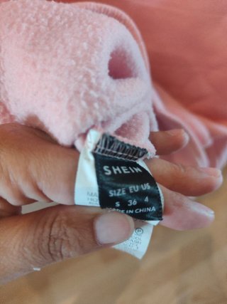 Sudadera rosa SHEIN 'Be Happy'