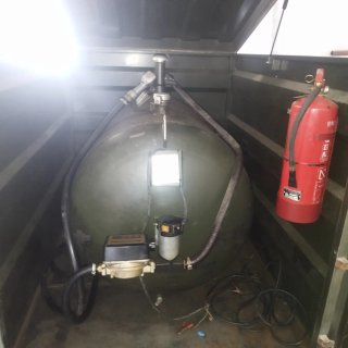 Remolque Ale con depósito gasoil 525L