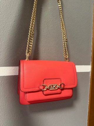 Borsa Michael Kors Corallo Catena Oro